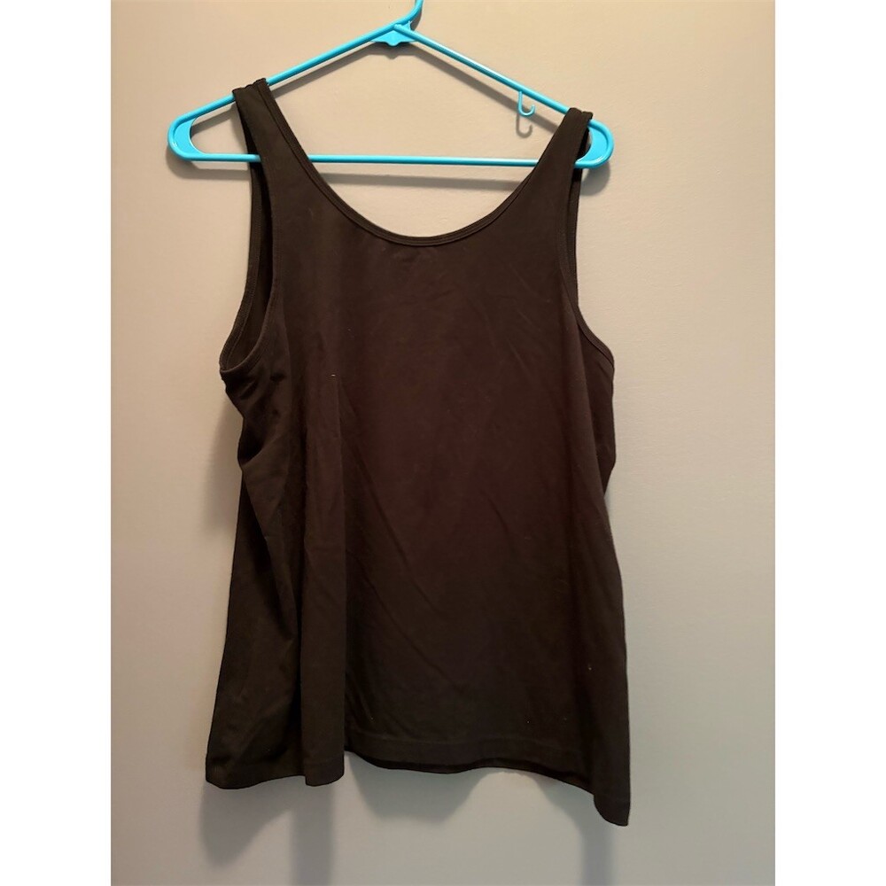 Old Navy First-Layer Tank Top Womens XL Black Scoop Neck Sleeveless - Picture 4 of 7